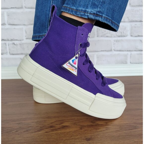 ❤️Converse Chuck Taylor All Star Cruise 7.5 Women Shoes Purple Sneakers A10238C - Picture 2 of 12